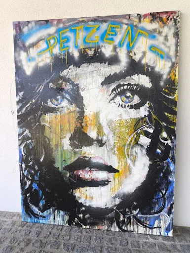 Petzen — Acryl auf Leinwand, Großformat